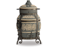 Тандыр "Тамерлан" (ЭКО-Тандыр), 27 см, графит
