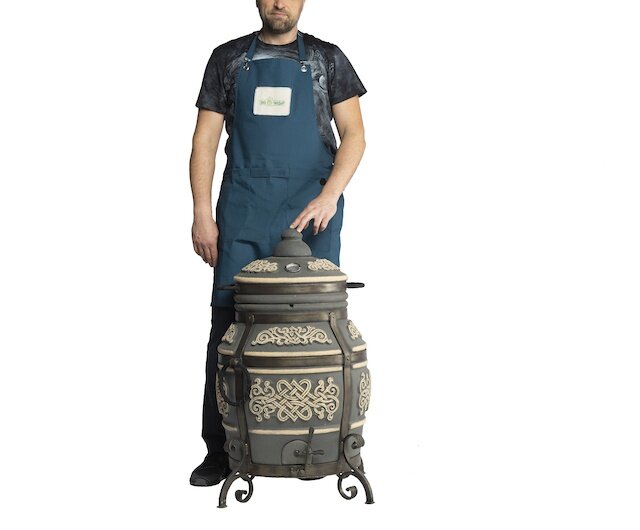 Тандыр "Тамерлан" (ЭКО-Тандыр), 27 см, графит  