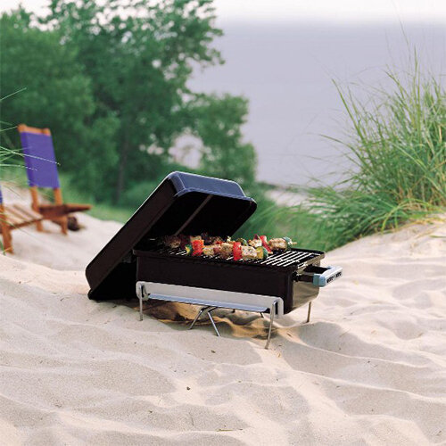 Угольный гриль Weber Go Anywhere, портативный, чёрный в Майкопе в Майкопе