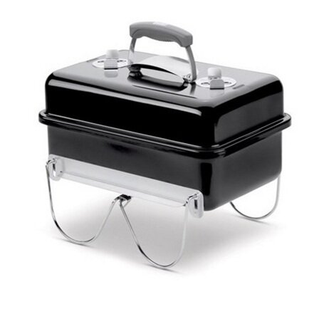 Угольный гриль Weber Go Anywhere, портативный, чёрный в Майкопе в Майкопе