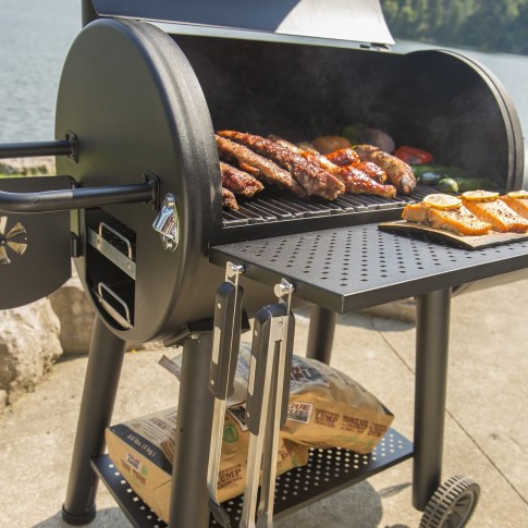 Угольный барельный гриль-коптильня Broil-King Regal OFFSET 400 в Майкопе