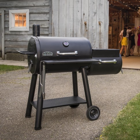 Угольный барельный гриль-коптильня Broil-King Regal OFFSET 400 в Майкопе