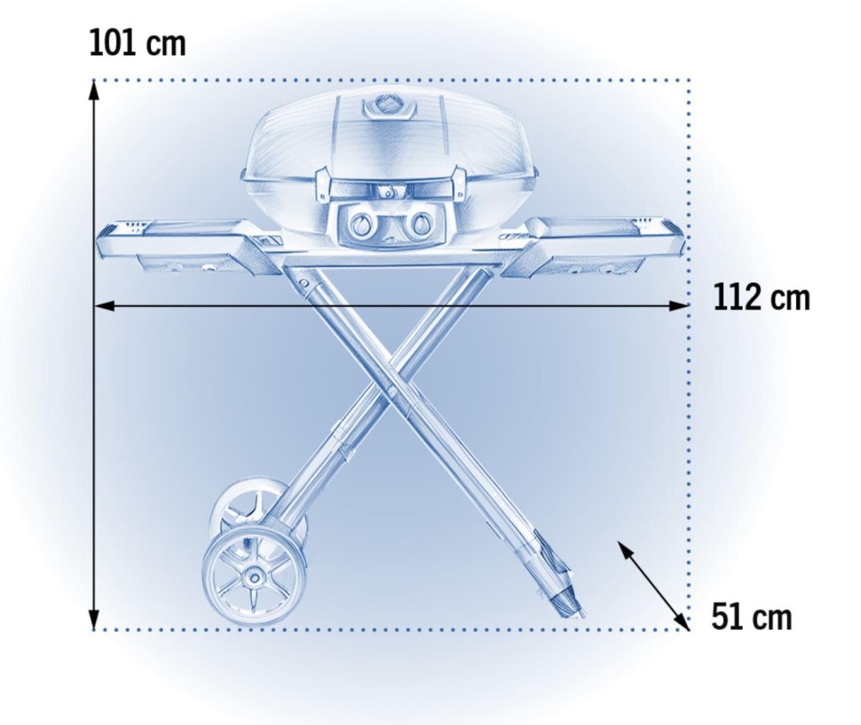 Электрический гриль Napoleon, TravelQ PRO 285ЕX