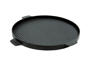 Гриль планча Big Green Egg, чугунная, двухсторонняя, круглая 35 см